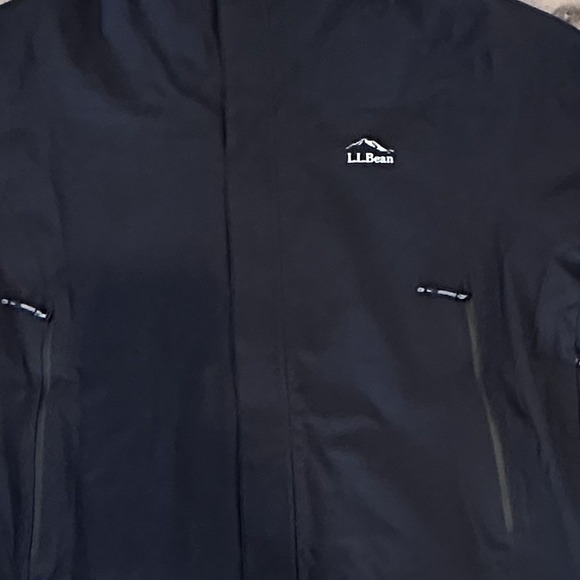 LL Bean Men's Cresta Stretch Rain Jacket, Black, Medium, New - Picture 7 of 10